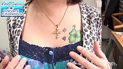 Boldly Defiling Busty Asian Milf With Thick Cum