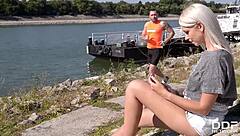 Blonde babe arteya rides big shaft until she cums hard multiple times in glamour curvy anal european rough hardcore