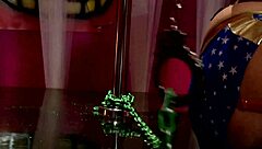 big boob strap-on lesbian fuck threesome