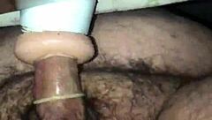 Oh, I love this hairy cock fucking my fleshlight so intensely