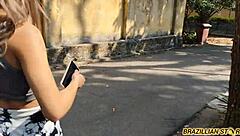 Blonde Teen Loses Virginity Outdoors