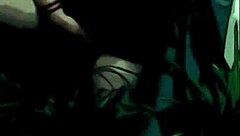 Why is this huge tits milf chained up in a crazy rough parody session?