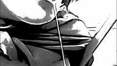 Why is this huge tits milf chained up in a crazy rough parody session?