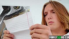 Why does this blindfolded mature milf get banged so rough in taboo group action?