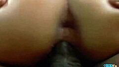 Hey, Lana Croft Dives Into A Wild Threesome With Big Black Cocks In Her Sexy Bikini