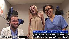 Nurse Forces Blindfolded Patient Into Squirting Orgasms With Hitachi Vibrator In Hospital