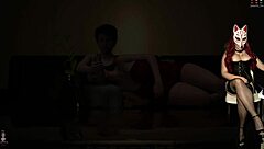 Golden Boy Cums Hard On Milf In Stockings During Intense Cartoon Encounter