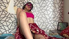 Amateur Indian Guy Licks and Fucks Big Ass in Massage with Oops Wrong Hole Anal