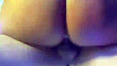 in a homemade brazilian scene a cuckold husband watches his wife with big ass gaping on a monster cock