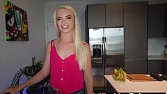 Blonde Teen 18+ Sucks Older Man