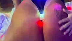 in a homemade brazilian scene a cuckold husband watches his wife with big ass gaping on a monster cock