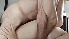 in a cozy homemade setting, the horny mature milf surrenders to intense missionary fucking, moaning with every deep thrust until she cums hard.