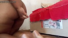 horny amateur bbw with big tits and ass tries huge toy in homemade clip