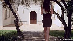 Blonde and shemale reunite for passionate fingering and licking, but can they resist the deeper desires?