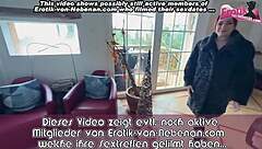 deutsche mollige rothaarige amateur teen 18+ gives footjob in homemade pov with curvy belly details
