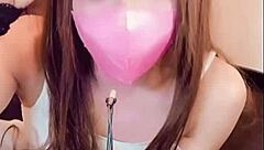 Seductive Japanese Crossdresser Enjoys Cute Anal Toy Play