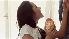 Bold RUSSIAN BEAUTY KERRY CHERRY ENJOYS SENSUAL FUCK IN KITCHEN WITH COWGIRL AND DOGGYSTYLE