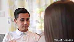 Teen Josie Tucker really likes riding that hard big cock