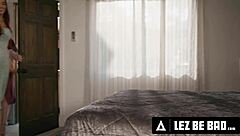 Lonely busty housewife Dee Williams hooks up with redhead Jayden Cole for intense scissoring and hitachi play in wild lesbian encounter