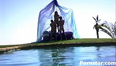 Watch teen model ashley long get gang-banged to explosive orgasm!