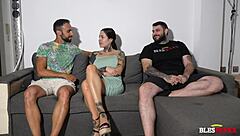 I Bet My Girlfriend In A Cuckold Challenge With My Hung Friend Leading To Intense Fucking And Cum In Mouth