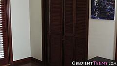 Dominated Teen 18+ Lesbo Banged Roughly by Milf with Strapon in Wild Group Action