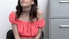 I mean, this delicious brunette teen has to please that fat guard's prick, you know?