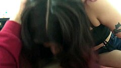 Beautiful Latina Stepsister's Fascinating Pussy And Deepthroat Work