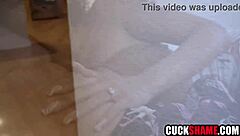 Ebony wife cheats on husband with big black cock hardcore