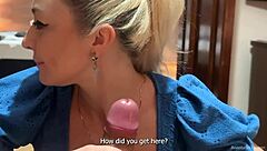 so my stepbrother caught me giving a blowjob during our talk and joined in