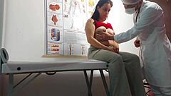 doctor subtly explores patient's tight spots intimately