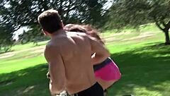 Bambi Wolfe Enjoys Intense Daytime Masturbation with Toys Leading to Huge Facial Cumshot on Shaved Pussy