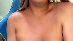 Bold Transexual Athlete Shows Off Rich Senos in Steamy Crossdressing Action