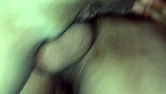 sexy skinny girl writhes with pleasure