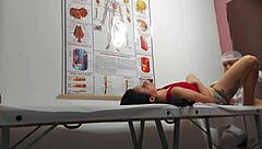 doctor subtly explores patient's tight spots intimately