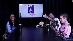 hey, alice vasconcelos gets bisexual and strips showing her big beautiful tits