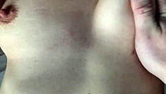 horny chick gets quickie and licks off cum!