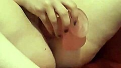 Intense Emotions As Jessi Masturbates With Dildo