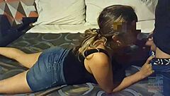 la milf favorita de mexico pam hotwife sneaks away to record a wild video with banana and big tits 😈🍌