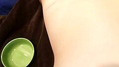 Husband uses strapon on wifes ass in bedroom play