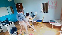 Office Domination Boss Fucks Secretary During Phone Call