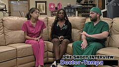 Dr Tampa Oversees Student Interns With Giggles In Hospital Backstage Scene