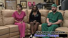 Dr Tampa Oversees Student Interns With Giggles In Hospital Backstage Scene