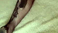 dialogic-provocative oh god, you woke me up by cumming all over my sexy ass in stockings!