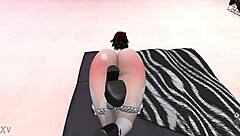 horny redhead with fat ass rides and cums, help me out please