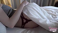 intriguing redhead michelle anthony gets her wet pussy creampied by seth after intense doggy style and deepthroat action.