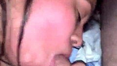 omg this tinder girl gives dirty deepthroat blowjob and creampie pov 😈💦