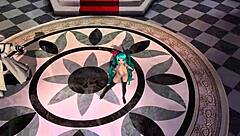 Hatsune Miku nude mod shows big boobs and ass