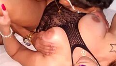 Bold Arrombando Dama With Latina Amateur In Intense Interracial Action