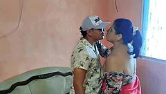 the husband pays off the debt by letting a guy fuck his wife's big ass in real homemade action